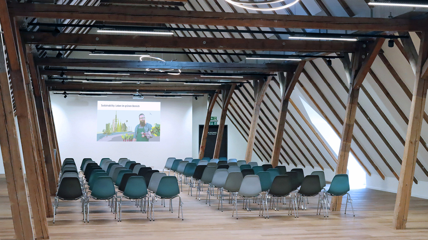 Grüne Bühne: 346 qm für den großen Auftritt